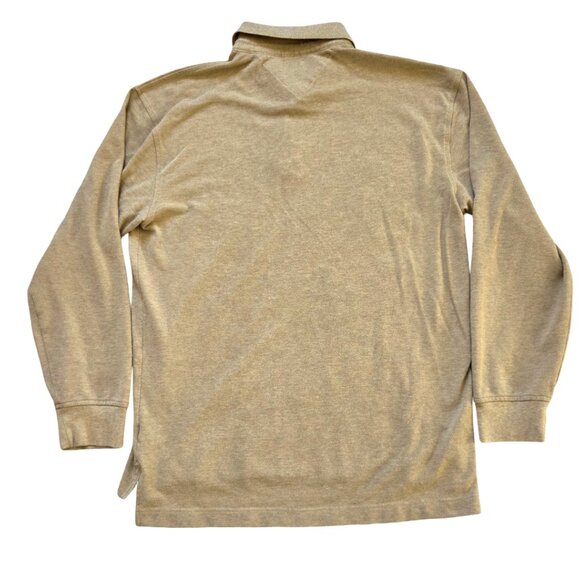 Tommy Hilfiger Men's Tan Long Sleeve Sweater Large Classic Old Money Cottagecore - Picture 3 of 9